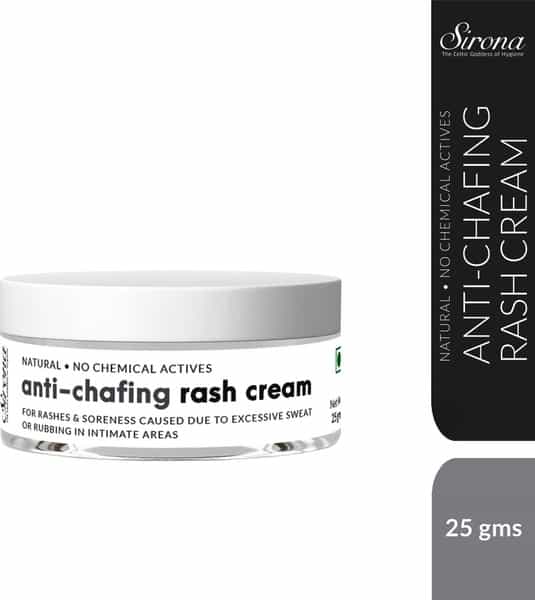 Sirona Natural Anti Chafing Rash Cream- 25 Gm