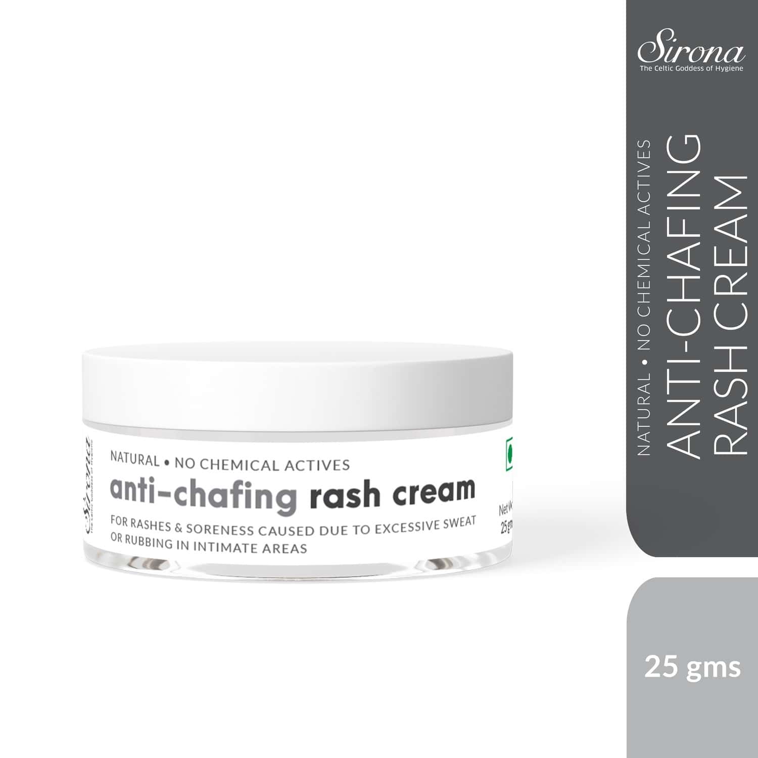 Buy Sirona Natural Anti Chafing Rash Cream 5 Magical Herbs Help In