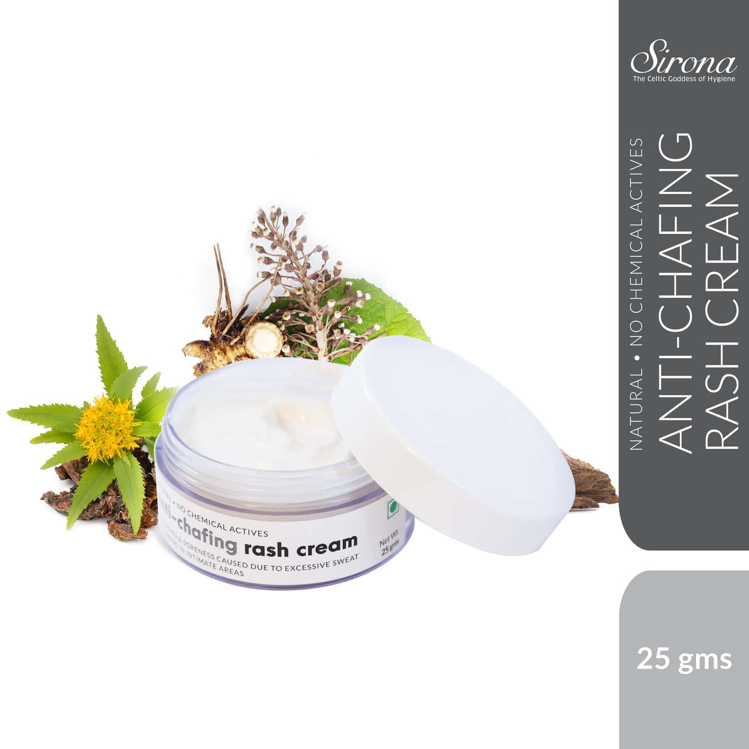 Buy Sirona Natural Anti Chafing Rash Cream 5 Magical Herbs Help In