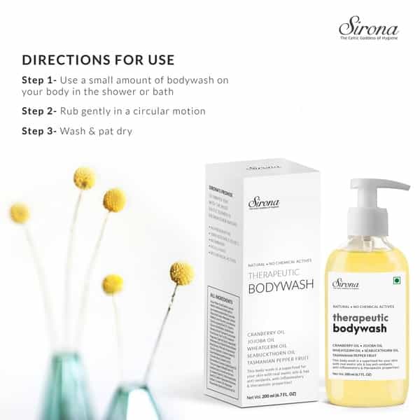 Sirona Natural Anti Fungal Therapeutic Body Wash - 200 Ml