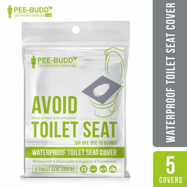 Peebuddy - Waterproof Toilet Seat Cover - 5 Toilet Sheets
