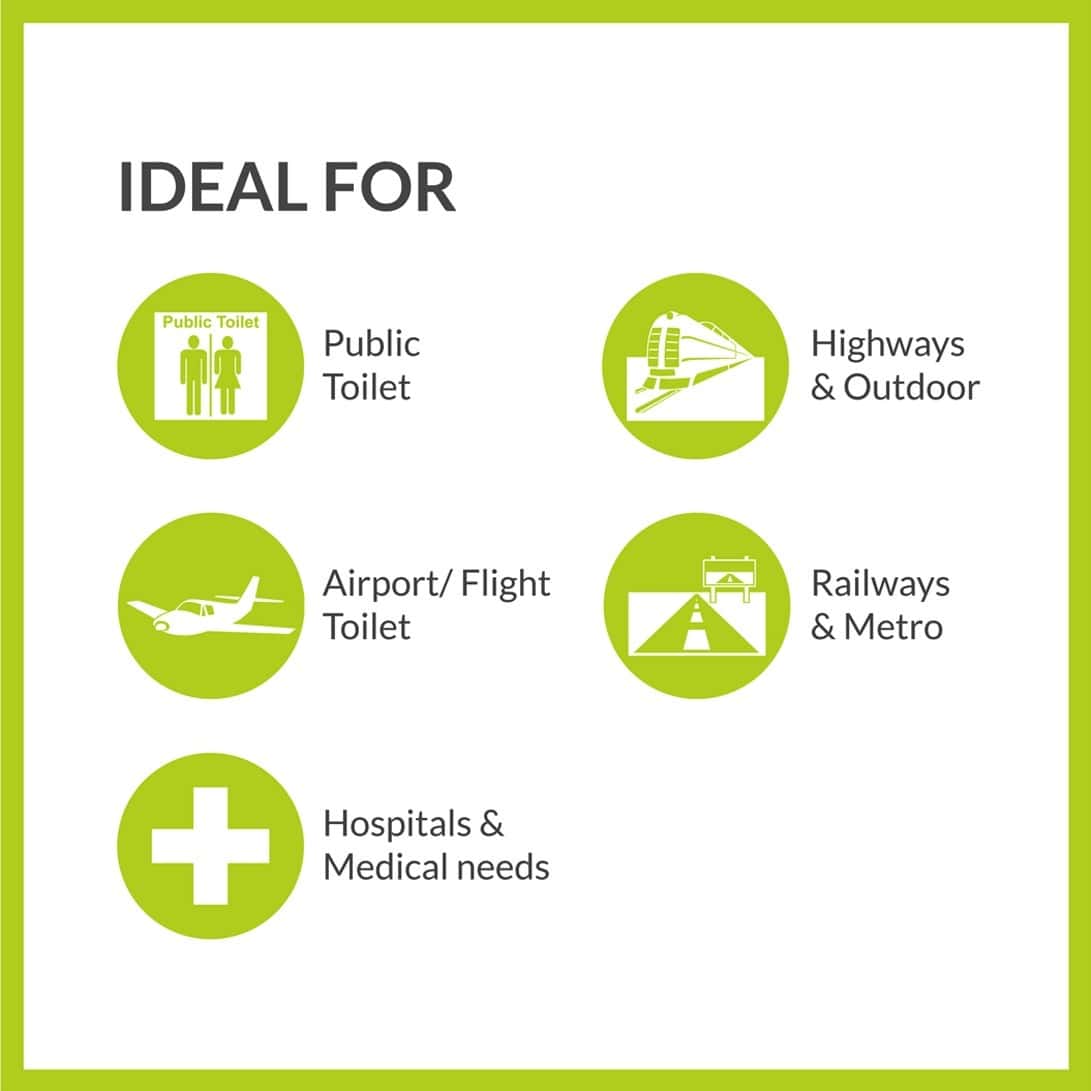 Buy PEEBUDDY WATERPROOF TOILET SEAT COVER 5 TOILET SHEETS Online