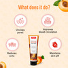 Sirona Natural Exfoliating Face Wash Facial Cleaner With Apricot & Flaxseed Extracts - 125 Ml