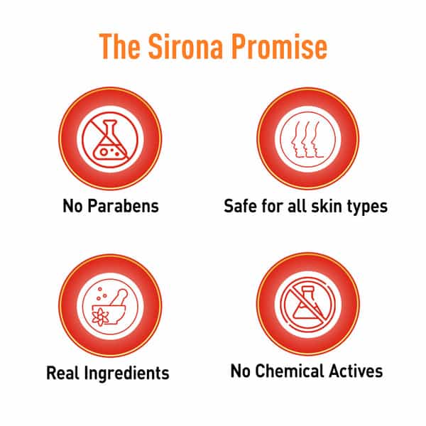 Sirona Natural Exfoliating Face Wash Facial Cleaner With Apricot & Flaxseed Extracts - 125 Ml