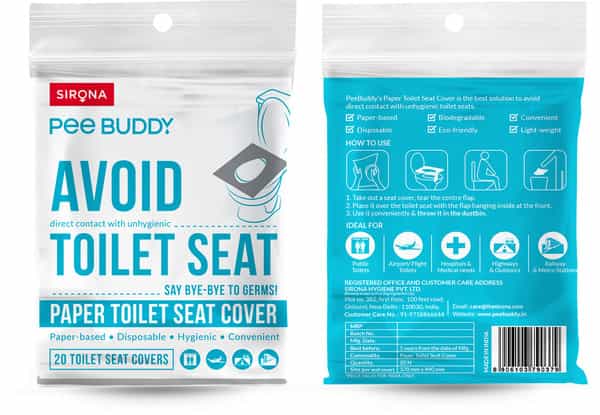 Peebuddy - Flushable Toilet Seat Cover Packet Of 20 'S