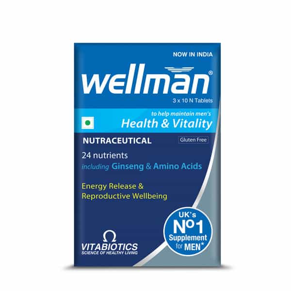 Wellman  Health Supplement Tablets  Box Of 30