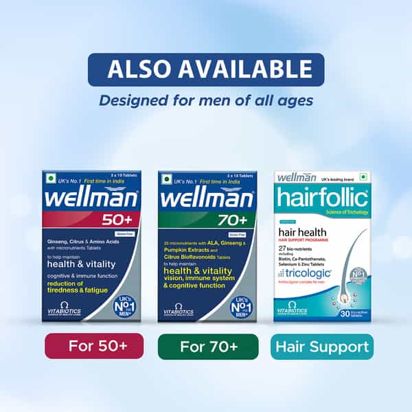 Wellman  Health Supplement Tablets  Box Of 30
