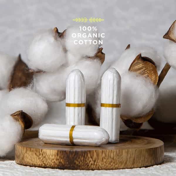 Pee Safe Organic Cotton Tampon (Regular) - 16 N