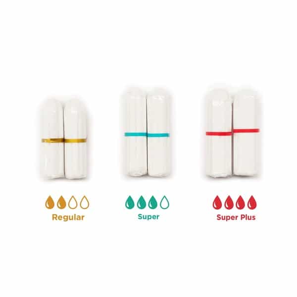 Pee Safe Organic Cotton Tampon (Regular) - 16 N