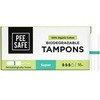 Pee Safe Organic Cotton Tampon (Super) - 16 N