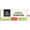 Pee Safe Organic Cotton Tampon (Super Plus) - 16 N