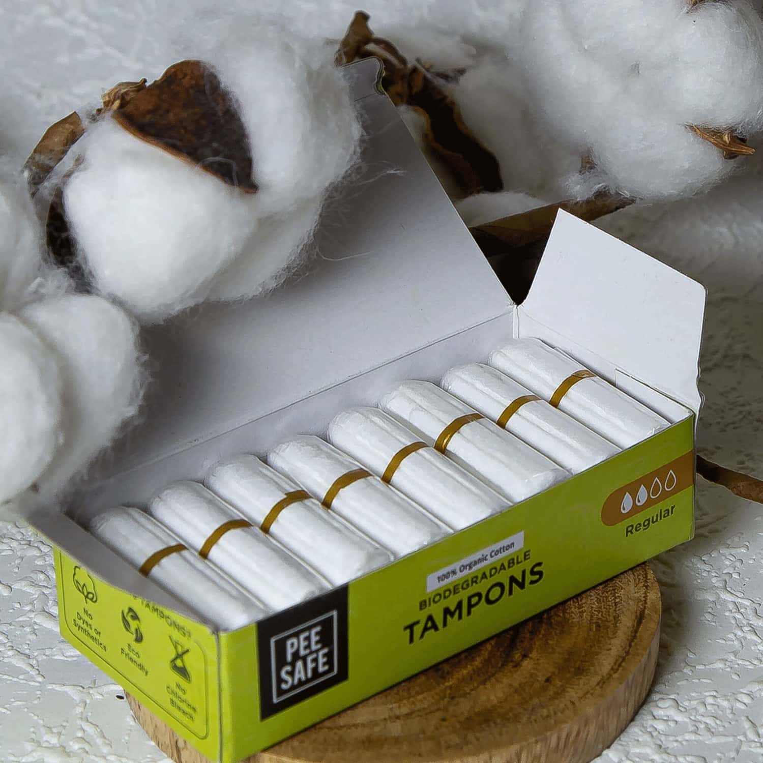 Buy PEE SAFE ORGANIC COTTON TAMPON (SUPER PLUS) 16 N Online & Get
