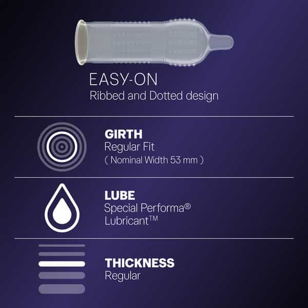 Durex Mutual Climax Packet Of 10 Condoms
