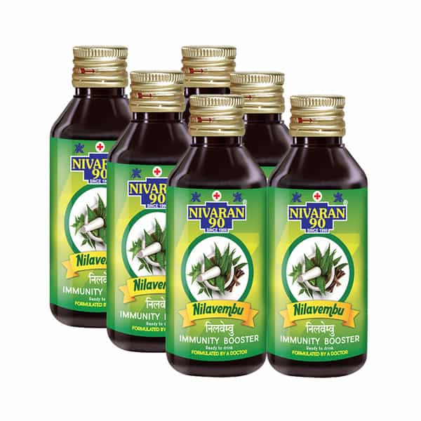 Nivaran 90 Nilavembu Syrup(Pack Of 6 - 60 Ml)