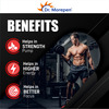 Dr. Morepen Pre Workout With L- Citrulline | Caffeine | Creatine Monohydrate - Blue Raspberry