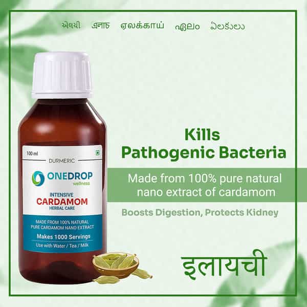 Durmeric Onedrop Intensive Cardamom Herbal Drops - 100 Ml