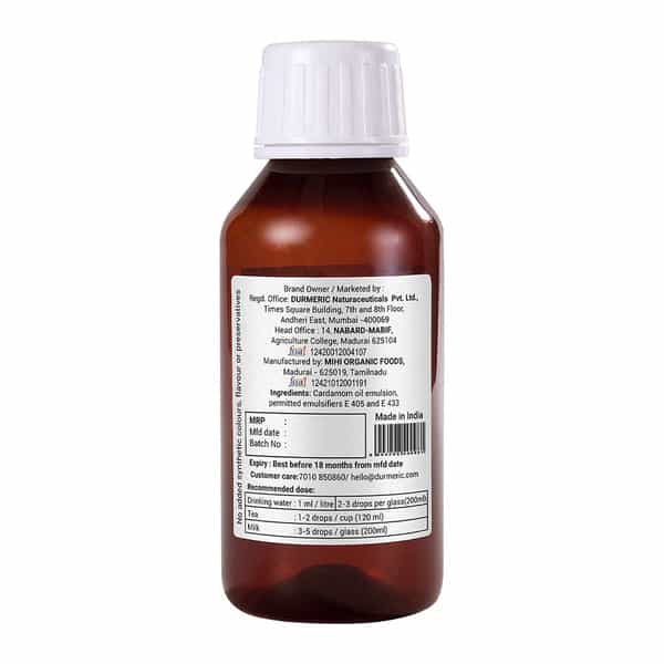 Durmeric Onedrop Intensive Cardamom Herbal Drops - 100 Ml