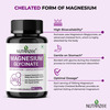 Nutrazee Magnesium Glycinate For Men & Women - 90 Capsules