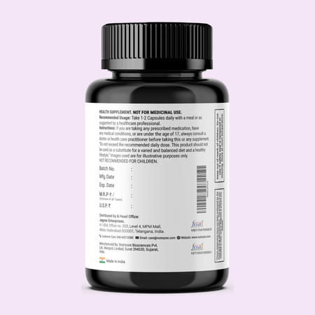 Nutrazee Magnesium Glycinate For Men & Women - 90 Capsules
