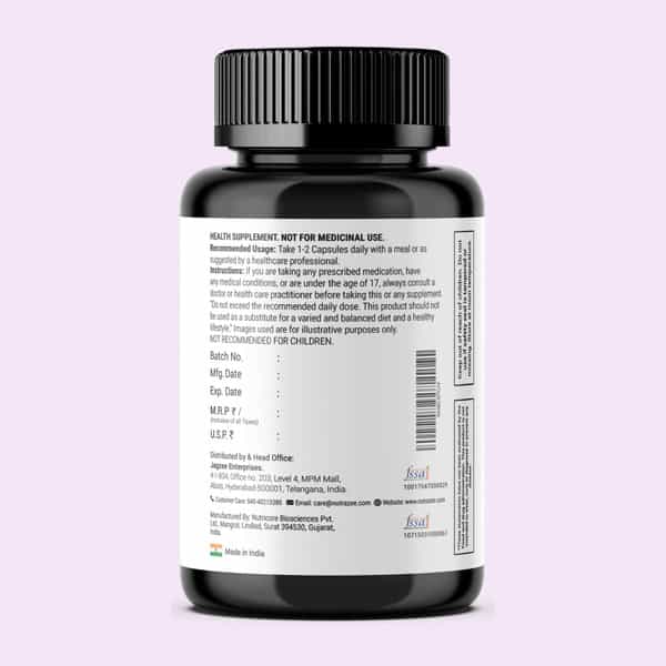 Nutrazee Magnesium Glycinate For Men & Women - 90 Capsules