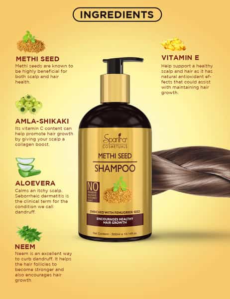 Spantra Methi Seed Shampoo 300Ml