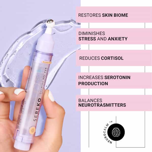 Sereko Calming Gel Pen Under Eye Cream For Reduce Dark Circles | Puffy Eye &Stress Relief 10 Ml