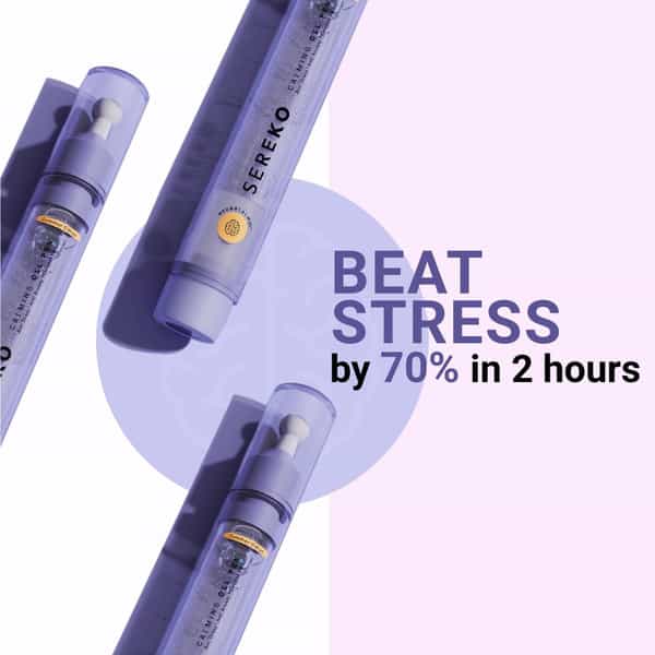 Sereko Calming Gel Pen Under Eye Cream For Reduce Dark Circles | Puffy Eye &Stress Relief 10 Ml