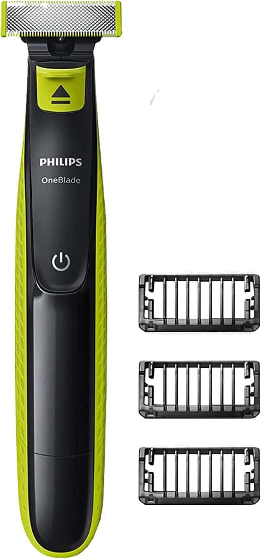 Philips Qp2512/10 One Blade Hybrid Trimmer And Shaver (Lime Green)