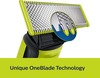 Philips Qp2512/10 One Blade Hybrid Trimmer And Shaver (Lime Green)