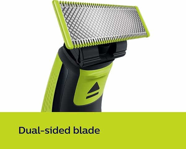 Philips Qp2512/10 One Blade Hybrid Trimmer And Shaver (Lime Green)