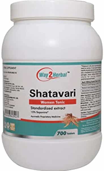 Way2herbal Shatavari 700 Tablets - Pack Of 5