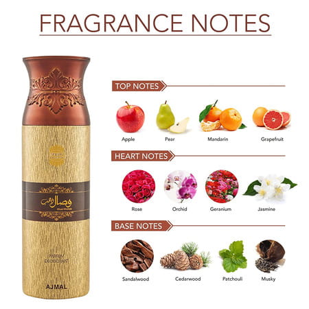 Ajmal Wisal Dahab & Wisal Deo & Wisal Deodorant Perfume - For Men & Women (200 Ml Pack Of 3)