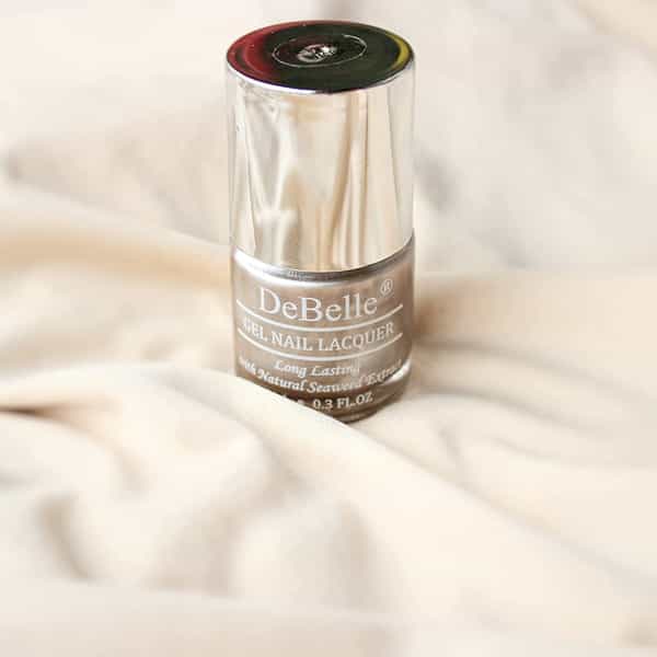Debelle Gel Nail Polish Chrome Beige Metallic Beige Nail Polish-8Ml
