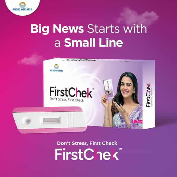 Firstchek -Pregnancy Test Kit | Single Use |Don't Stress...Firstchek | 99% Accuracy | Pack Of 8
