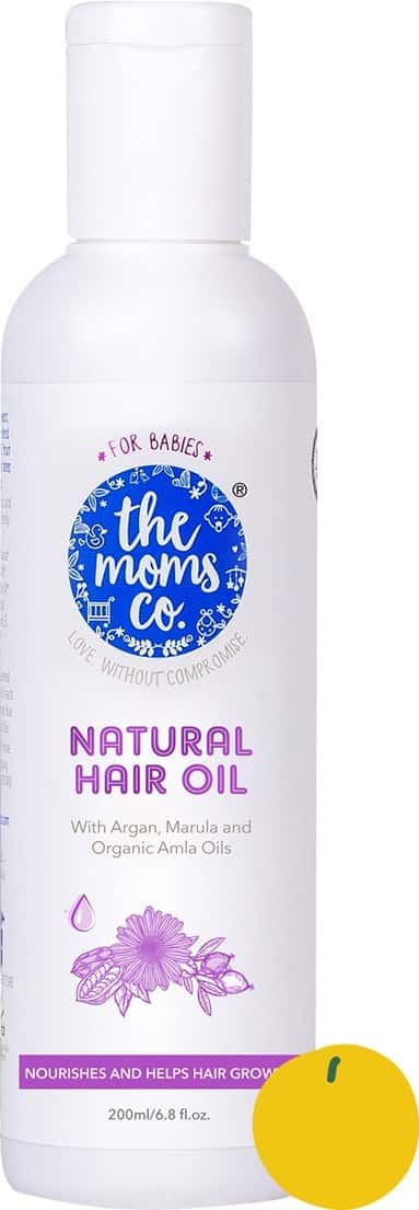 The Moms Co. Natural Baby Hair Oil Bottle Of 200 Ml