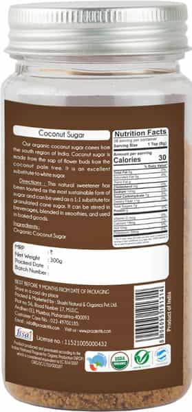 Praakritik Organic Coconut Sugar 300 G