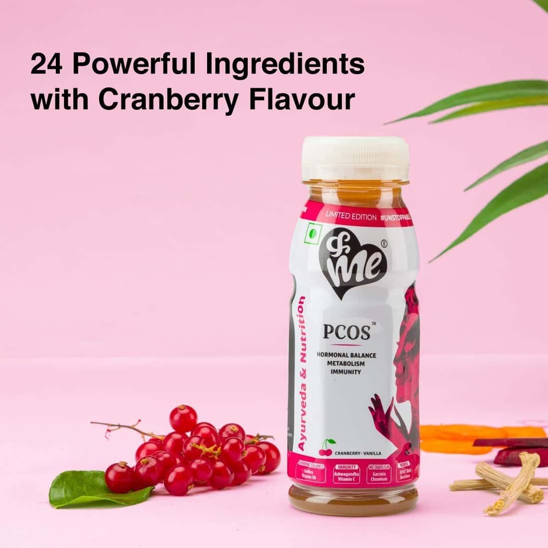 Buy &ME PCOS PCOD CRANBERRY WOMEN DRINK 200 ML Online & Get Upto 60