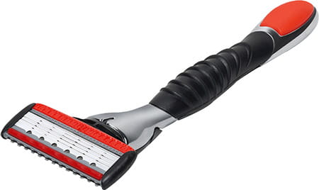 Hajamat Magnum V 5 Blade Shaving Razor For Men & Women-(1 Handle 4 Blade)