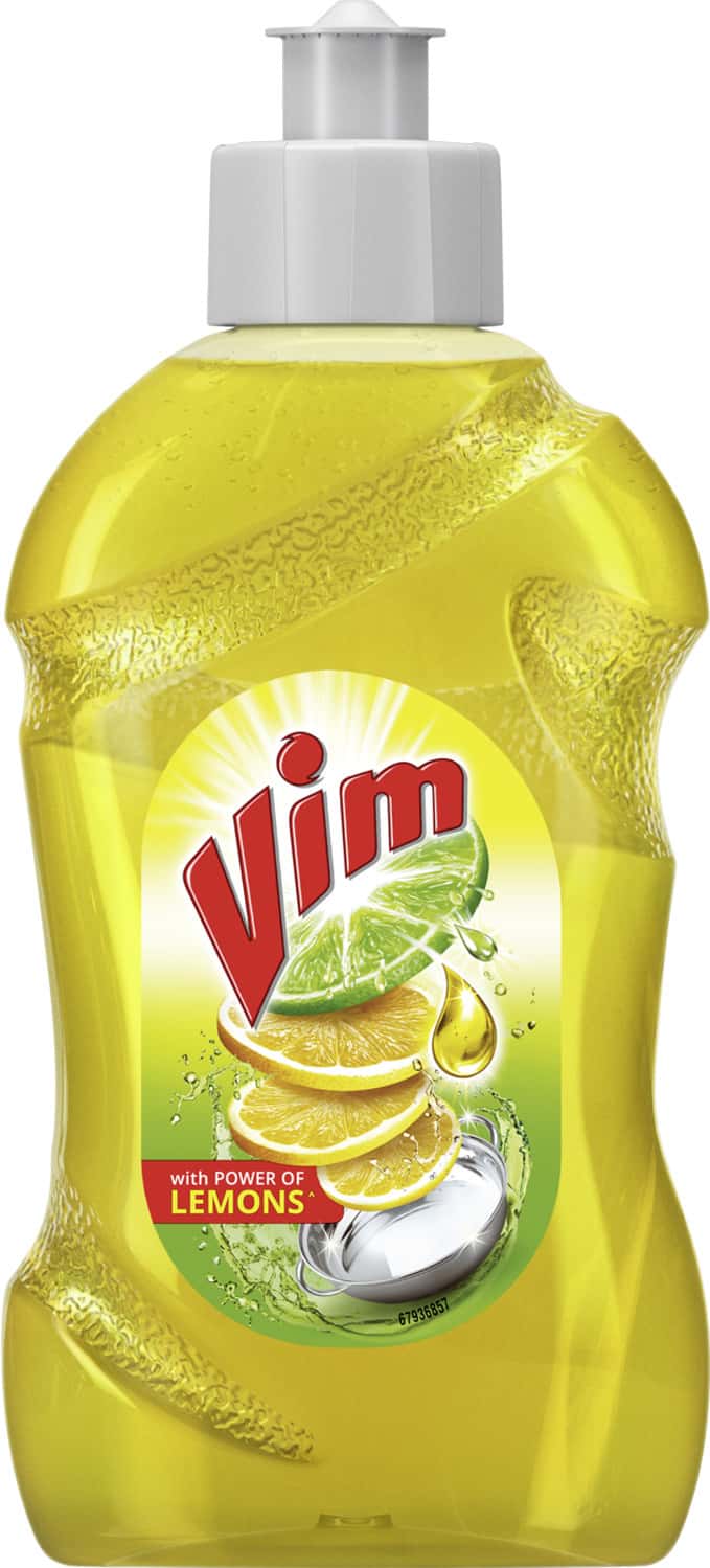 Vim Dishwash Liquid Gel Lemon - 250ml Bottle
