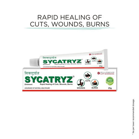 Sycatryz For Cuts Wounds & Burns Ointment 25 Gm
