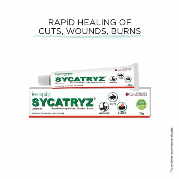 Sycatryz For Cuts Wounds & Burns Ointment 25 Gm