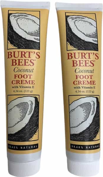 Burt's Bees Foot Cream | Coconut & Vitamin E | 123G | Pack Of 2
