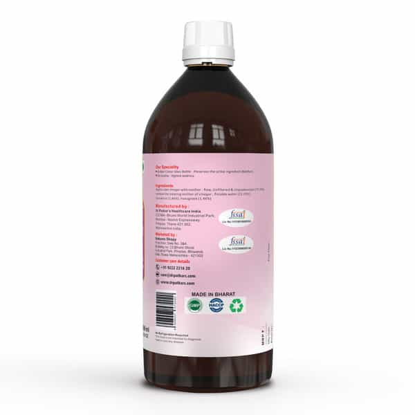 Dr. Patkar's Apple Cider Vinegar With Cinnamon & Fenugreek 500Ml