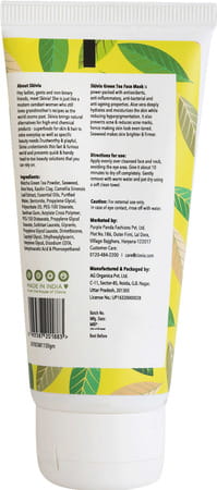Skivia Matcha Green Tea Face Mask With Aloe Vera & Seaweed - 50G | Deep Hydration | All Skin Types
