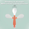 R For Rabbit Safe Feed Duo Spoon Set Orange