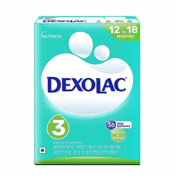 Dexolac 3 | Follow Up Formula | 12 To 18 Month | Powder | Box 400 Gm