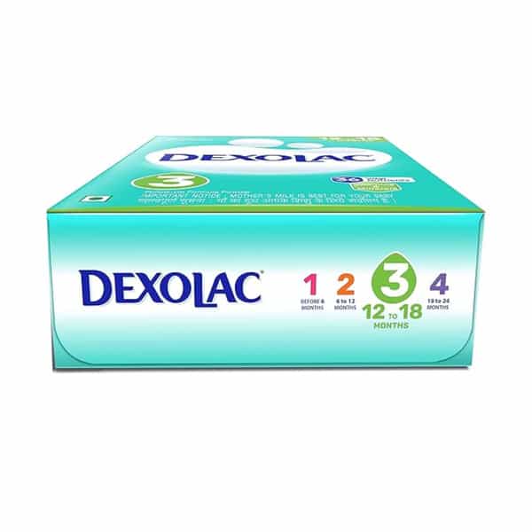 Dexolac 3 | Follow Up Formula | 12 To 18 Month | Powder | Box 400 Gm