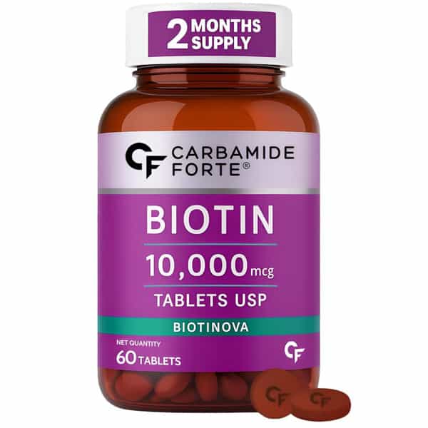 Carbamide Forte Biotin 10000Mcg 60 Tablets