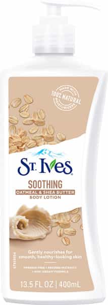 St. Ives Soothing Oatmeal & Shea Butter Body Lotion | 100% Natural Moisturizers | 400Ml
