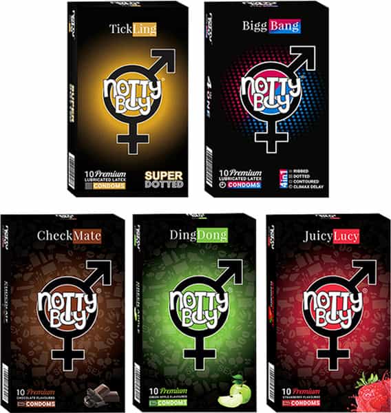 Nottyboy Daily Combo Pack Condoms (5X10s) 50